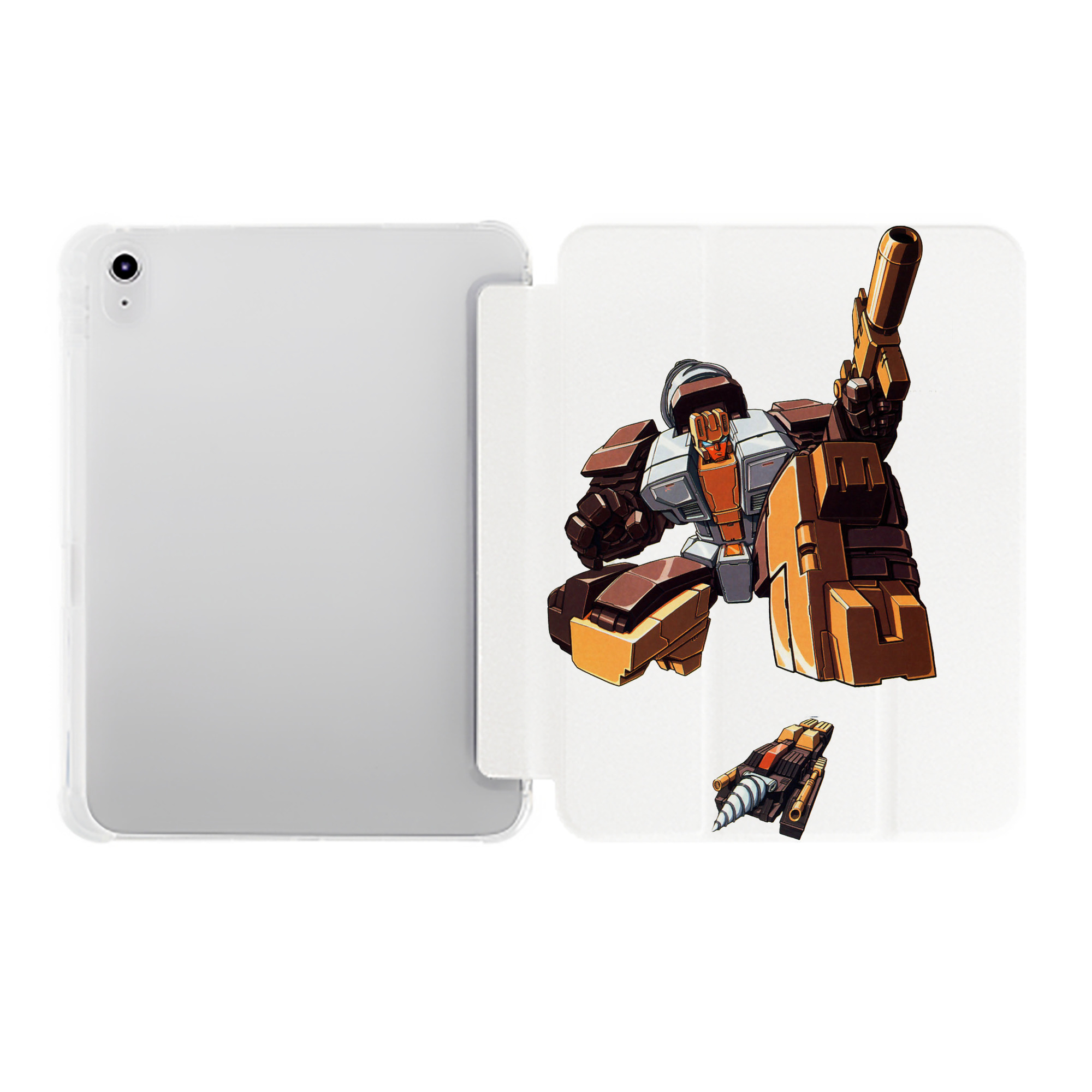 （画像用）  IPad ケース ペン収納付き 三つ折りスタンド PUレザー×シリコン 対応機種9.5/10.5/10.9インチ